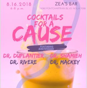 Join us for "Cocktails for a Cause" @ Zea's Bar | New Orleans | Louisiana | United States